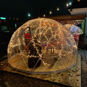 105K views · 1.3K reactions | Take a look Inside these heated igloos at Detroit Fleat | Take Detroit | Facebook