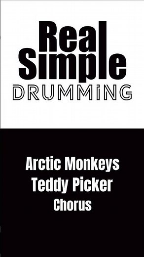 How to play Arctic Monkeys - Teddy Picker on Drums - Chorus