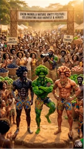 The Harvest Heroes Dance at Ekon-Mandla! 🫐🥦🍠#shorts #music #dance