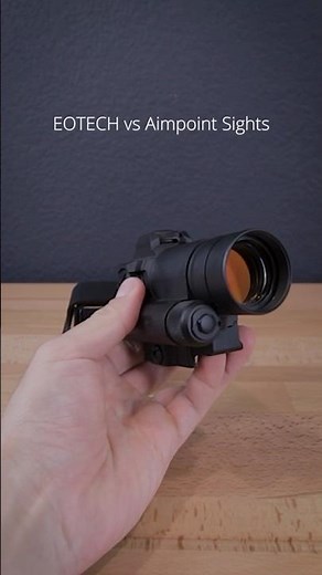 #aimpoint vs #eotech - red dots or holographic sights? #shorts #youtubeshorts #ar15 #holosun