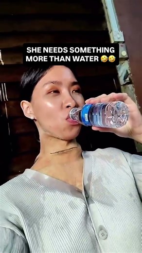 SHE NEEDS SOMETHING MORE THAN WATER!! 😂😂😂 #voiceover