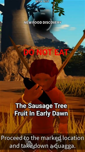 The Sausage Tree Fruit In Roblox Early Dawn