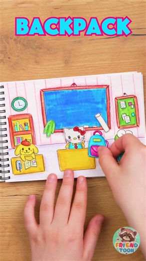 📄 I Made My DAILY Routine From PAPER! Every Step! ⏰😱 #kids #craft