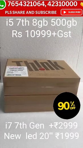 18K views · 159 reactions | Whatsap 7654321064 new lenovo desktop 10999 onwards 90% off @ chennai showroom | Hilaptop.com | Facebook