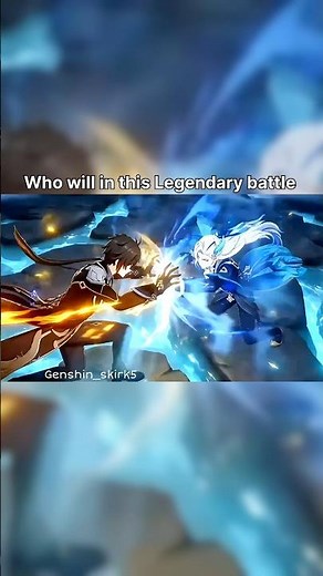 Neuvillette vs Zhongli animation looks insane 🔥#genshin #genshinimpact