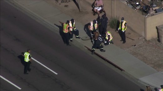 Man stuck in Arizona storm drain rescued after waving down help