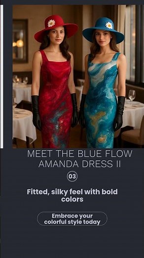 Meet the Blue Flow Amanda Dress II
