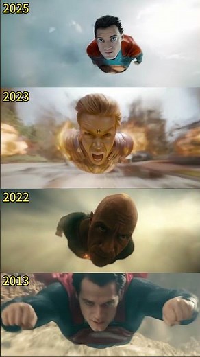 😂Superman Flying Comparison 2025 | Superman Flight Scene Comparison 4K