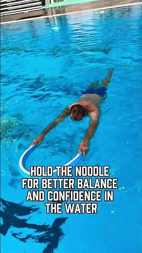 3 Pool Noodle Hacks Every Beginner Swimmer Should Know! 🏊 #swimming #swim #iswim #swimtraining