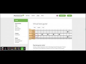 Virtual bass guitar | Musicca