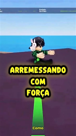 O SEGREDO PARA ARREMESSAR BEM LONGE - #roblox #tutorialroblox #robloxdicas #meta200inscritos