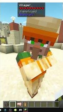 COMMENT RECRUTER DES VILLAGEOIS CHÔMEURS comme GARDES dans MINECRAFT