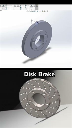 Disk Brake in Solidworks ! Comment if you want another type !