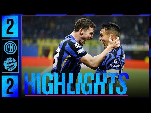 SOARING INTO THE SEMI-FINALS 🖤💙 | INTER 2-2 BAYERN MUNICH | HIGHLIGHTS | UCL 24/25 ⚫🔵🇬🇧