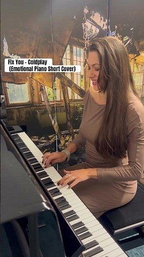 Coldplay – Fix You 💛 | Piano Short Cover 🎹 by Senada Lozano