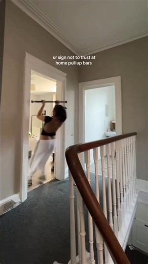 Your Sign Not to Trust that Pull-up Bar!