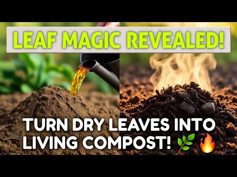Pour THIS Over Dry Leaves and Watch Them Turn Into Compost in DAYS!