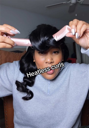 Heatless Curl Tutorial for Quick Weave Styles