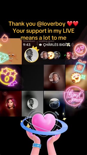 loverboy ❤️❤️, thank you for the incredible support in my LIVE! I will keep creating better LIVE content!@loverboy ❤️❤️ #tiktoklive #livehighlights #livegift #loveyou #handhearts