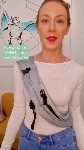 Mini Monkey Baby Sling Tutorial for Infant | How To Use Sling Carrier