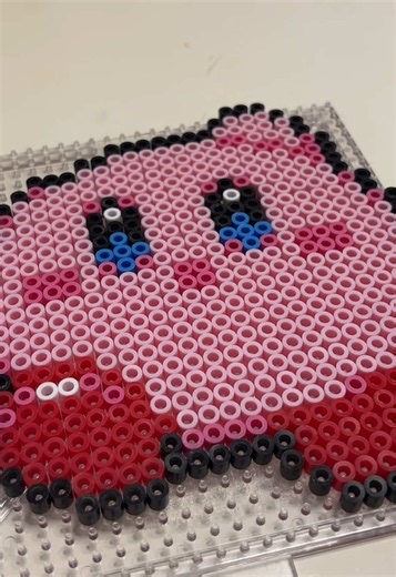 Perler Bead Kirby Design: Easy DIY Perler Beads Kirby