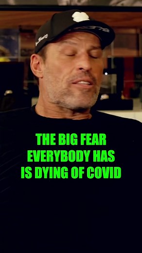 TONY ROBBINS ON COVID-19 👀💉 #impaulsive #podcast #tonyrobbins #fear #anxiety #media #loganpaul