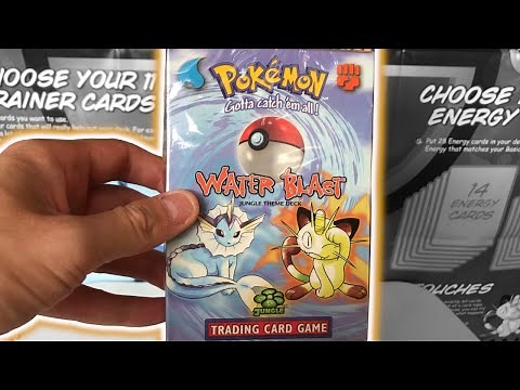 Opening a Water Blast Theme Deck! | Pokémon Jungle