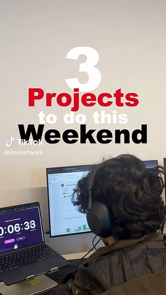 Free hands on projects👇 Even if you have no experience you can do these projects. They are designed to be beginner friendly (with step-by-step guides). Just do these to get access: 1. Follow this account 2. Comment