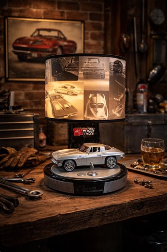 Corvette Sting Ray Lamp With Engine Sound Ignition 1963 GM Licensed Man Cave Decor - Etsy UK