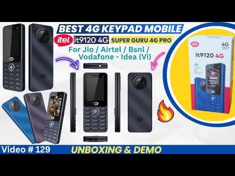 Itel all sim support keypad 4g mobile