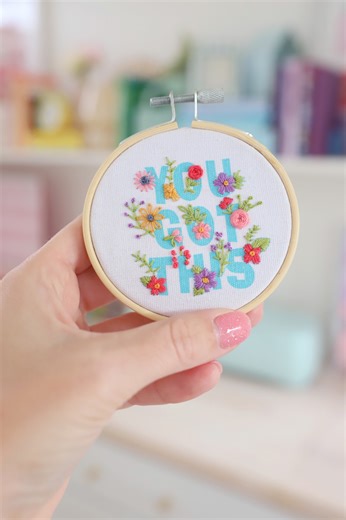 46K views · 341 reactions | This is your sign to try a new craft 淋✨ Happy National Embroidery Month from us and @homesweetpink #makeitwithmichaels #michaelsstores #embroidery | Michaels Stores | Facebook