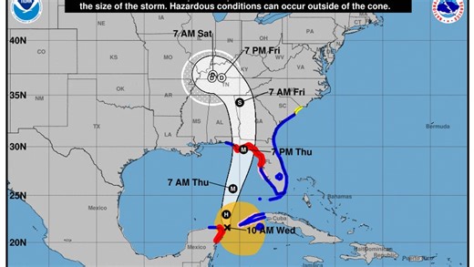 Hurricane Helene could bring up to 10 inches of rain to Greenville: Worst effects Thursday