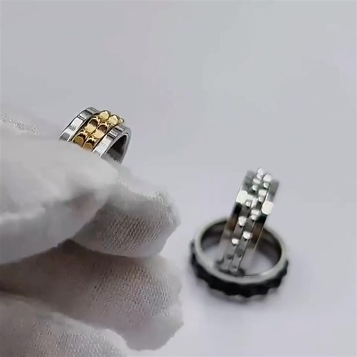 🔥 Elevate Your Style with the Titanium Spinner Gear Ring! 🔥 Looking for a stylish yet functional accessory? This Titanium Spinner Gear Ring is not just a statement piece—it’s designed to help relieve stress & anxiety with its smooth rotating motion. Made from high-polished stainless steel, it’s durable, scratch-resistant, and ultra-comfortable for everyday wear! ✨ Why You’ll Love It: ✅ Premium Titanium Steel – Sleek, strong & built to last ✅ Rotating Gear Design – Perfect for fidgeting & stres