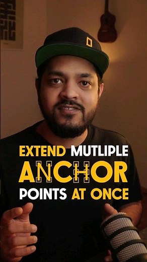 Simple Trick to Extended Anchor Points | Adobe Illustrator