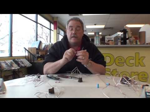 Modifing Trex Deck Lights in to a String of Lights