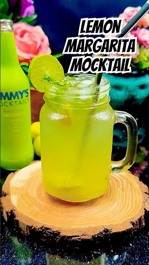 Virgin Lemon Margarita Mocktail Ghibli Recipe | Refreshing Summer Drink | Easy Recipe #shorts #food