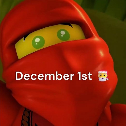 Happy December 1st! #ninjago #dragonsrising #ninjagodragonsrising #thanksgiving #christmas #meme