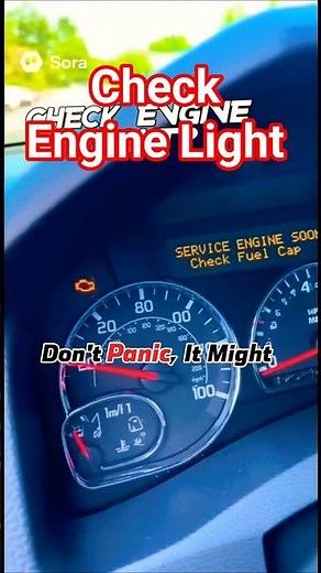 Gas Cap CHECK ENGINE Light? Try This First 😮 #automobile #mechanic #gasengine
