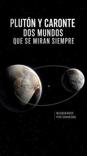Plutón y Caronte: dos mundos que se miran siempre