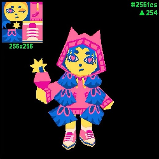 nupsu on Instagram: "new low-poly oc, what should I name her?🩷 . . #lowpoly #3dmodeling #blender3d #256fes #gamecharacter #ps1 #nintendo64"