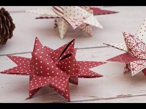 Kreativer Fröbelstern mit Anleitung zum selber basteln