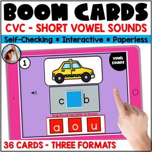 Short Vowel Sounds – Boom Cards