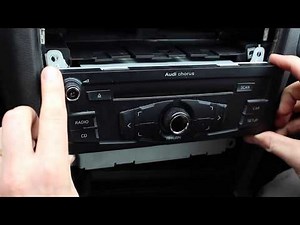 How to remove the Radio in an Audi A4 B8