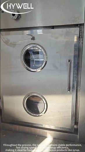 Low-temperature vacuum drying: viscous liquids dry instantly. #Manufacturing #Machinery