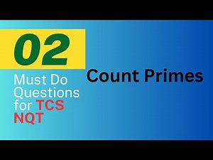 02. Count Primes || Leetcode - 204 || Medium || Easy Explanation