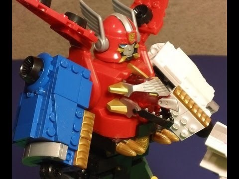 Mega Bloks Power Rangers MegaForce Gosei Great MegaZord Review, Set 5875