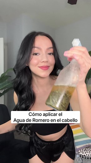 Como aplicar el agua de romero en el cabello #cabellosano #healthyhair #caidadelcabello #hairloss | Fer Lopez