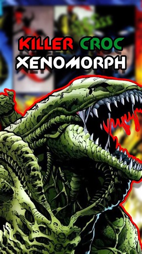 KILLER CROC XENOMORPH EXPLAINED | (AvP Lore) 🔥| #avp #xenomorph