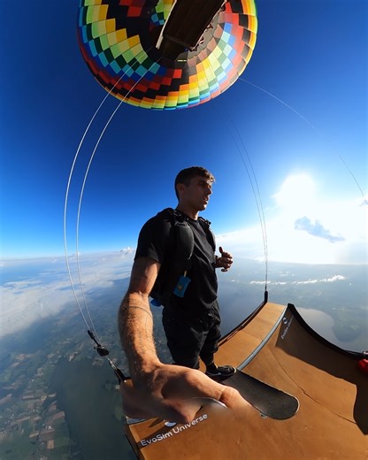 Skating at 10,000ft—Jay Alvarrez combined two of our favorite sports 🤯 Shot by Sergey aka FFRacoon. Shop GoPro for Travel Adventure 👉 GoPro.com/Travel | GoPro