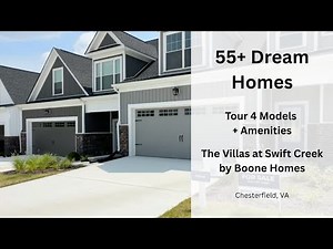 Inside 4 Stunning 55+ Homes in Richmond Metro, VA | The Villas at Swift Creek by Boone Homes